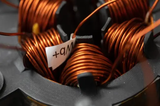 Wires wound for electrical engine
